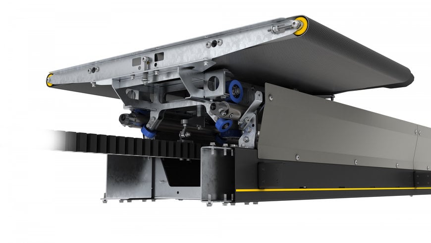 Interroll presents new High-Performance Crossbelt Sorter